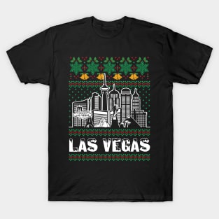 Las Vegas Nevada Ugly Christmas T-Shirt